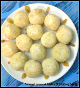 Almond Coconut Laddu