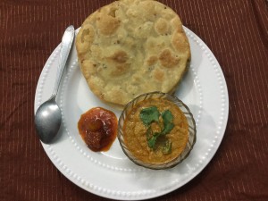 Suji Paratha and Posto Chettinad