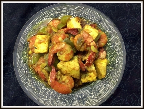 Shrimp-paneer-gravy