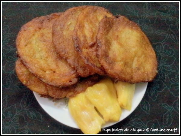 ripe jackfruit malpua