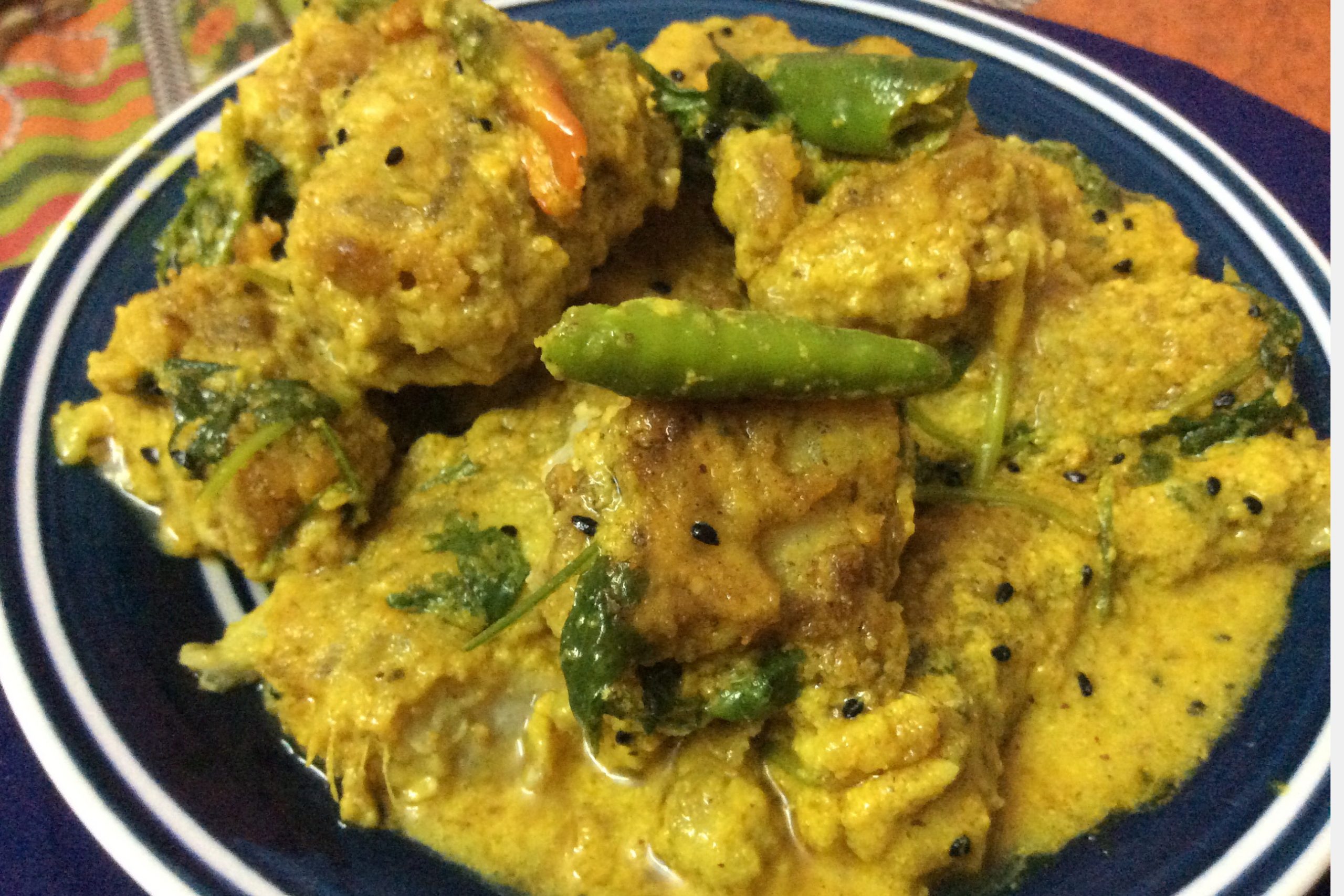 Bombay Duck In Mustard Sauce/Lote Macher Jhal/Sorshe-Lote. - Cookingenuff