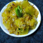 Red Pumpkin Curry / Pumpkin Cashew Curry / Misti Kumror Torkari