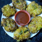 Cabbage Fritters/Cabbage Pakora/Bandhakopir Bora