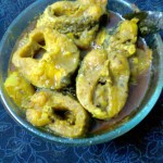 Shol Fish (Snakehead Murrel) With Radish Curry In Bengali Style.