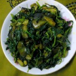 Fenugreek Leaves With Eggplant/Healthy Methi-Leaves Curry