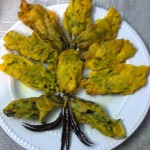 Jute Leaves Fritters / Bengali Pat patar Bora
