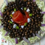 Healthy Snack  –  Black Chickpea (Kala Chana) Chaat