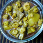 Raw Jackfruit Curry With Shrimp/Bengali Echor – Chingri