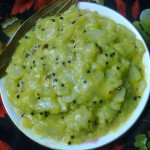 Healthy Papaya Curry/Raw Papaya Stew/Papaya Shukto