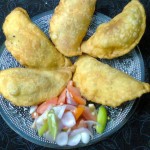 Easy To Make Snacks  –  Salty Gujia (Keema Stuffed).