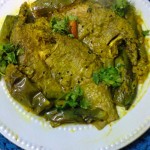 Foli Fish (Bronze Feather Back) In Mustard Sauce/Shorshe Mach