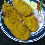 Easy Party Snacks  –  Eggplant Cutlet / Beguner Cutlet.