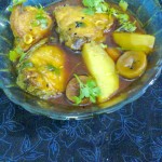 Delicious Fish Gravy With Coriander Leaves / Dhonepata  –  Mach