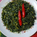 Radish Leaves With Poppy Seeds/Posto Diye Mulo Shak.