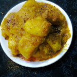 Side Dish For Roti/Paratha  –  Spicy Potatoes/Shukha Aloo