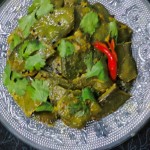 Quick And Easy Veg. Side Dish  –  Flat Beans (Seem) In Mustard Sauce