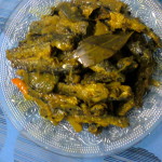 Dry Curry OF Tengra Fish With Vegetables/Tengra Subji – Jhal