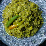 Vegetarian Side Dish – Drumstick Flowers Curry / Sojne fuler Torkari