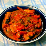 Lal Shak Sukto/Dhula Shak Sukto.