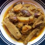 Bengali Curry Made With Danta,Jackfruit Seeds And Shrimps.