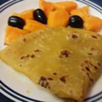 Healthy Breakfast —Mango Crepes (Without Egg)
