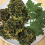 Bitter Gourd Leaves Pakora/Uchche(Karela) Patar Bora.