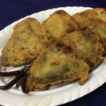 Home Made Bengali Snacks–Stuffed Pumpkin Leaves With Bombay Duck/Kumro Pata And Lote Mach.