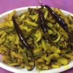 Quick Side Dish—Flat Beans Fry/Sim Vaja