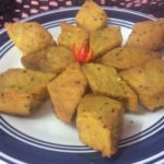 Tea Time Snacks—–Fried Dhoka (In Microwave)/Quick And Easy To Make Snacks.