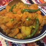 Quick Side Dish For Roti,Paratha/Potato-Pumpkin Curry