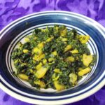 Diabetic Friendly Healthy Recipe With Bitter Gourd Leaves./Bitter Gourd With Sweet Potato..